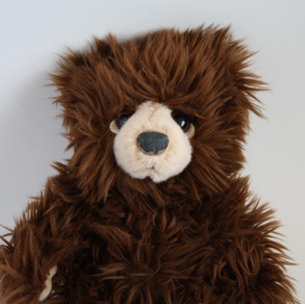 Vintage 1990s Russ Berrie EWAN retired Teddy Bear Plushie stuffed bear - Picture 2 of 7